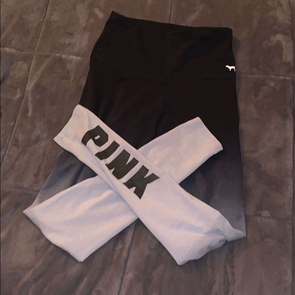 worn once PINK ombré leggings!!